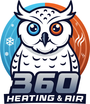 360 heating & air logo