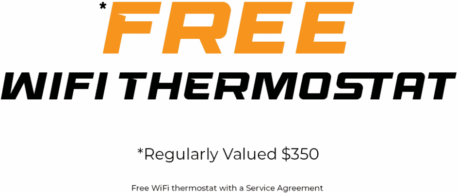 Free Wifi Thermostat with service agreement